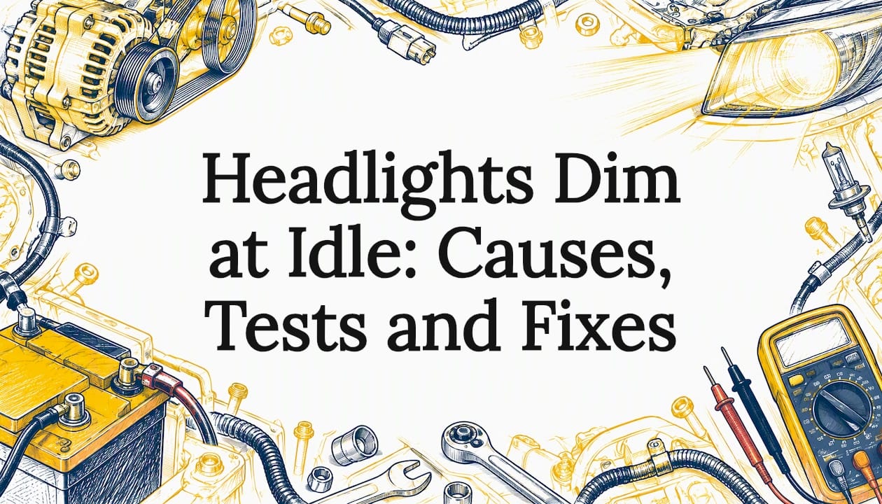 Headlights Dim at Idle: Causes, Tests and Fixes